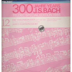 Bach, Harnoncourt, Tachezi‎ LP Vinile Die Violinsonaten / TELDEC ‎– 648242DM Nuovo