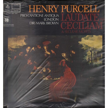Purcell, Pro Cantione Antiqua LP Vinile Laudate Ceciliam E Secular Motets Sigillato