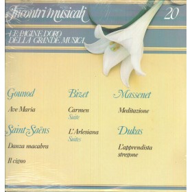 Saens, Gounod, Massenet, Chabrier, Bizet, Dukas LP Vinile Incontri Musicali 20 Sigillato