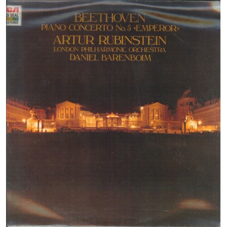 Beethoven, Rubinstein LP Vinile Piano Concerto No. 5 Emperor / RCA – GL81420 Sigillato