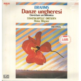 Johannes Brahms ‎LP Vinile Danze Ungheresi / RCA – VL71114 Sigillato