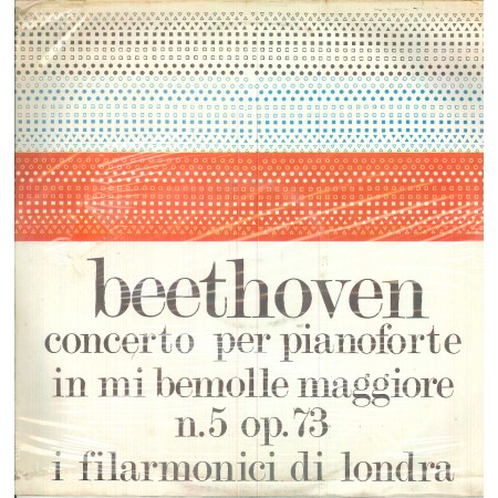 Beethoven, Filarmonici Di Londra LP Vinile Concerto Per Piano Mi Bemolle / SFRAL122