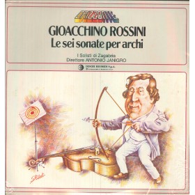 Rossini, Janigro LP Vinile Le Sei Sonate Per Archi / Ricordi ‎– AOCL216007 Sigillato