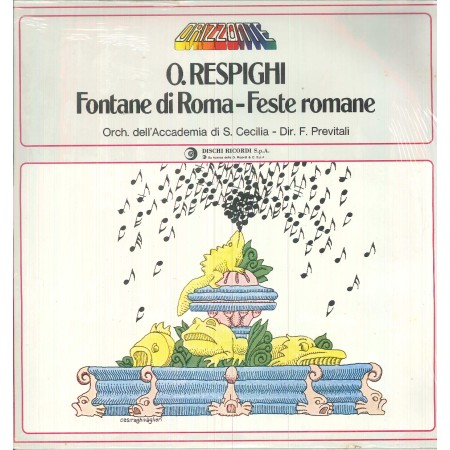 Respighi, Accademia S. Cecilia LP Vinile Fontane Di Roma - Feste Romane / OCL16089