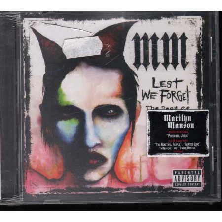 Marilyn Manson  CD Lest We Forget - The Best Of Nuovo Sigillato 0602498638781