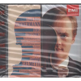 Berg, Stravinsky, Zimmermann, Gelmetti CD Concertos Pour Violon Sigillato