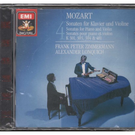 Zimmermann, Lonquich CD Sonaten Fur Klavier Und Violine KV 301, 303, 304, 481Sigillato