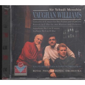 Menuhin, Markham, Williams CD Symphony No. 5 In D Major, Nr. 5 In D-Dur Sigillato