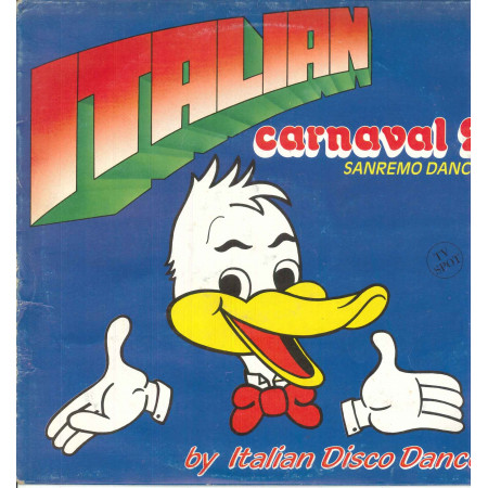 Italian Disco Dance ‎Lp Vinile Italian Carnaval 2 Sanremo Dance Duck Gold ‎Nuovo