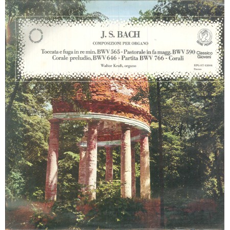 Bach, Kraft LP Vinile Composizioni Per Organo / Rifi – RPGST03006 Sigillato