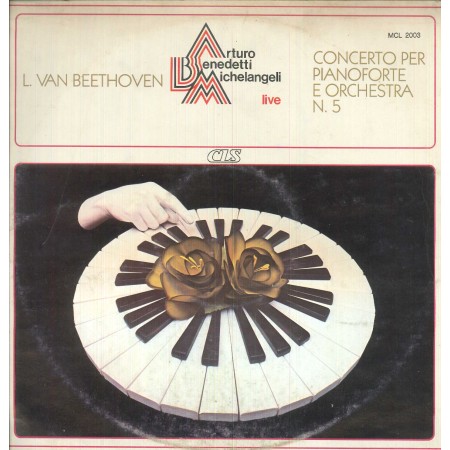 Beethoven, Michelangeli LP Vinile Concerto Per Piano E Orchestra N. 5 / MCL2003 Nuovo