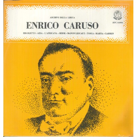 Caruso LP Vinile Rigoletto - Aida - L'Africana, Etc. / Penny  – RPC04006 Sigillato