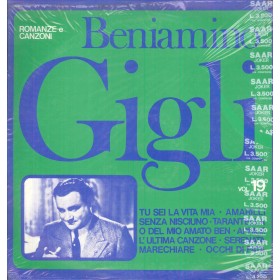 Gigli LP Vinile Le Grandi Voci Del Passato - Romanze E Canzoni Vol.19 / SM1231 Sigillato