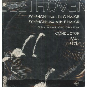 Beethoven, Kletzki LP Vinile Symphony No. 1 In C Major, No. 8 In F Major / 50791 Sigillato