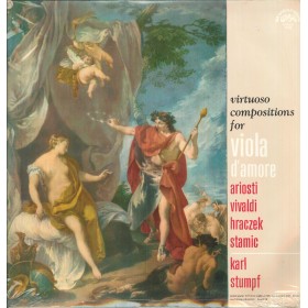 Ariosti, Vivaldi, Hraczek, Stamitz LP Vinile Virtuoso Compositions For Viola D'Amore / 50568