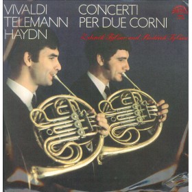 Vivaldi, Teleman, Haydn, Zdenek, Tylsar LP Vinile Concerti Per Due Corni / 1101200