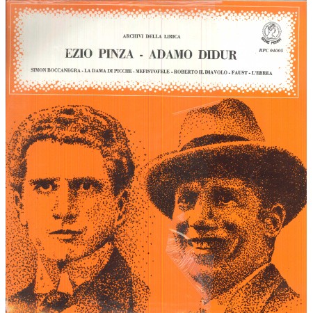 Ezio Pinza, Adam Didur LP Vinile I Grandi Bassi / Penny ‎– RPC04005 Sigillato