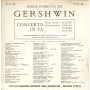 George Gershwin LP Vinile Concerto In Fa, Allegro, Adagio, Agitato / BW16009 Nuovo