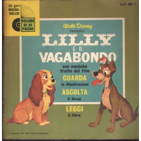 Angela Cicorella ‎Vinile 7" 45 giri Walt Disney Presenta Lilly E Il Vagabondo / LLP307I
