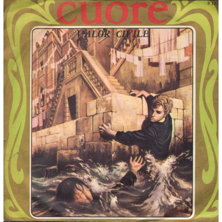 Mario Leone Vinile 7" 45 giri Cuore - Valor Civile / Signal – S133 Nuovo