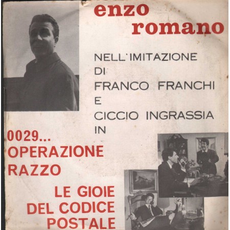 Enzo Romano ‎Vinile 7" 45 giri 0029,Operazione Razzo / Le Gioie Del Codice Postale / SC5031