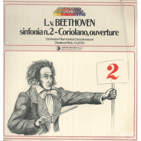 Beethoven, Klecki LP Vinile Sinfonia N.2 Coriolano, Ouverture / OCL16164 Sigillato