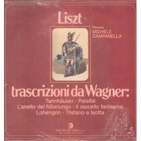 Liszt, Campanella LP Vinile Trascrizioni Da Wagner / Ricordi ‎– OCL16119 Sigillato