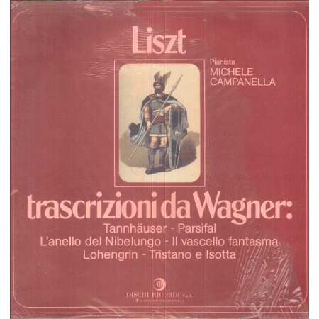 Liszt, Campanella LP Vinile Trascrizioni Da Wagner / Ricordi ‎– OCL16119 Sigillato