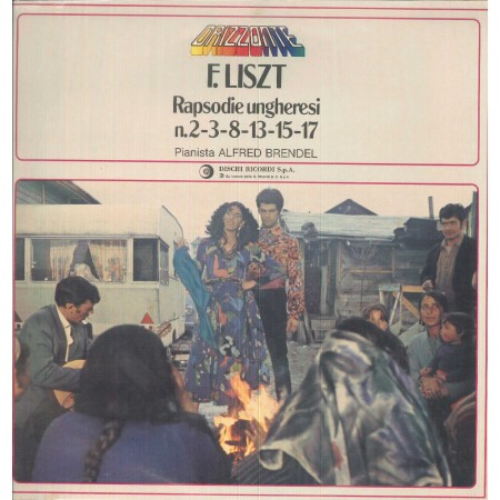 Liszt, Brendel LP Vinile Rapsodie Ungheresi N. 2, 3, 8, 13, 15, 17 / Orizzonte ‎– OCL16156 Sigillato