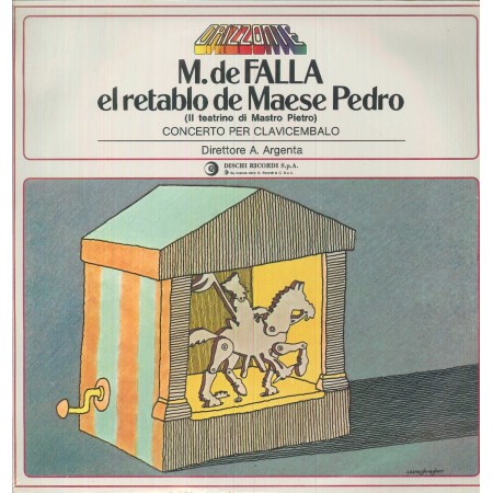 Manuel De Falla LP Vinile El Retablo De Maese Pedro / Ricordi – OCL16216 Sigillato