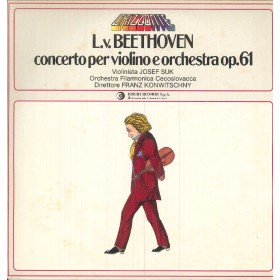 Beethoven, Suk LP Vinile Concerto Per Violino E Orchestra Op.61 / Ricordi  – OCL16173 Nuovo