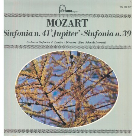 Mozart, Isserstedt LP Vinile Sinfonia N. 41 Jupiter - Sinfonia N. 39 / 894082ZKY Nuovo