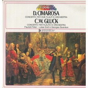 Cimarosa, Gluck LP Vinile Concerto Per Flauto E Orchestra / Ricordi  – OCL16197 Nuovo