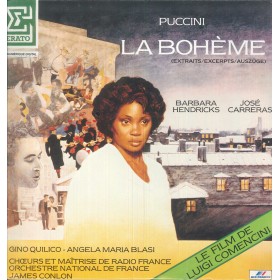 Puccini, Hendricks,Carreras ‎LP Vinile La Boheme: Extraits, Excerpts, Auszuge / NUM75458
