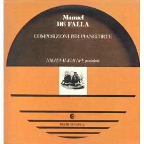 De Falla, Magaloff LP Vinile Composizioni Per Pianoforte / Ricordi – RCL27026 Nuovo