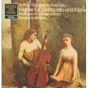 Britten, Schumann, Debussy ‎LP Vinile Werke Fur Violoncello Und Klavier / SMD1247 Nuovo