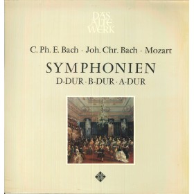 C. Ph. E. Bach, Joh. Chr. Bach, Mozart ‎LP Vinile Symphonien D, B, A, Dur / SAWT9420B Nuovo