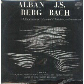 Berg, Bach, Suk LP Vinile Violin Concerto / Cantata O Ewigkeit, Du Donnerwort / 50804