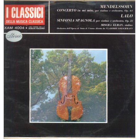 Mendelssohn LP Vinile Concerto In Mi Min., Sinfonia Spagnola Per Violino E Orch. / XAM4004