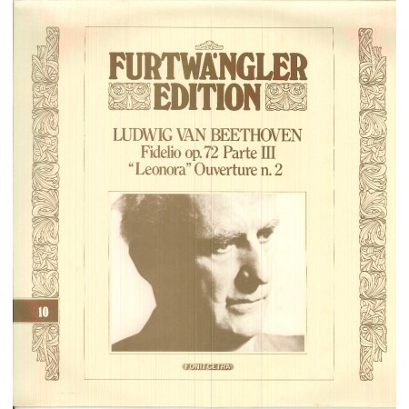 Beethoven LP Vinile Fidelio Op.72 Parte III, Leonora Ouverture N.2 / Cetra ‎– FE10 Nuovo