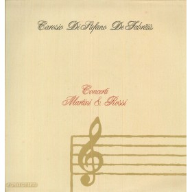 Carosio, Di Stefano, De Fabritiis LP Vinile Concerti Martini E Rossi / LMR5003 Nuovo