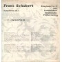 Franz Schubert LP Vinile Symphonie N. 5, 8 Die Unvollendete / Play – CS508 Nuovo