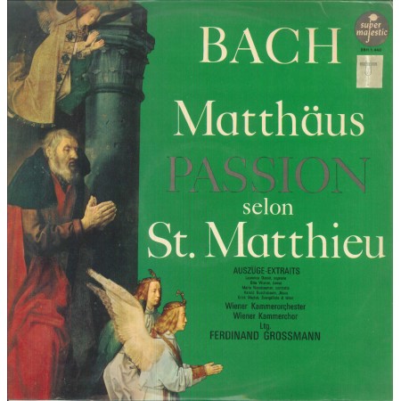 Bach LP Vinile Matthaus Passion, Selon St. Matthieu / Majestic – BBH1440 Nuovo