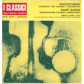 Khachaturian, Saint-Saens LP Vinile Concerto Per Violino E Orch., Rondo Capriccioso / XAM4016