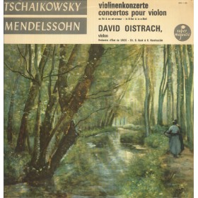 Oistrach, Tschaikowsky, Mendelssohn LP Vinile Concertos Pour Violin, Ré E Mi Mineur / BBH1060