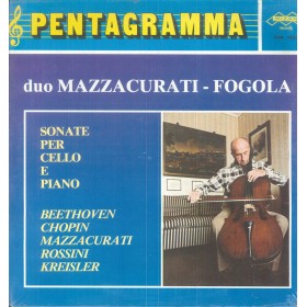 Duo Mazzacurati Fogola LP Vinile Sonate Per Cello E Piano / PEN75002 Sigillato