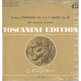 Brahms, Toscanini LP Vinile Symphony No. 3 In F Major, Op. 90 / RCA ‎– AT137 Sigillato