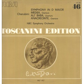 Cherubini, Toscanini LP Vinile Symphony In D Major, Medea, Overture, Anacreonte / AT135