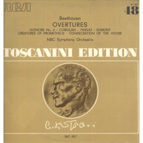 Beethoven, Toscanini LP Vinile Overtures / RCA ‎– AT136 Nuovo