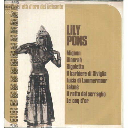 Lily Pons LP Vinile Omonimo, Same / RCA – VL47219 Sigillato